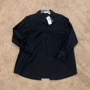 Chico's No-Iron Black Shirt